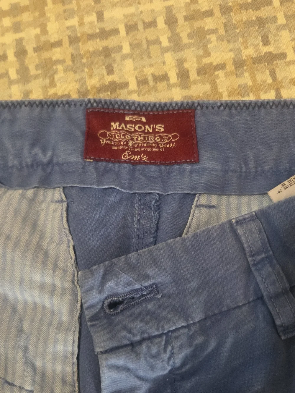 Mason Light Blue Men’s Chinos